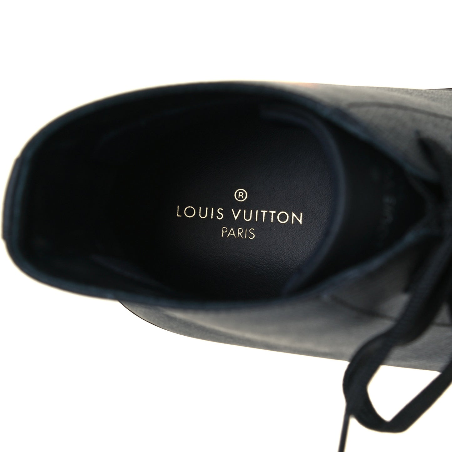 Calfskin LV Tattoo Sneaker Boots 10 Black