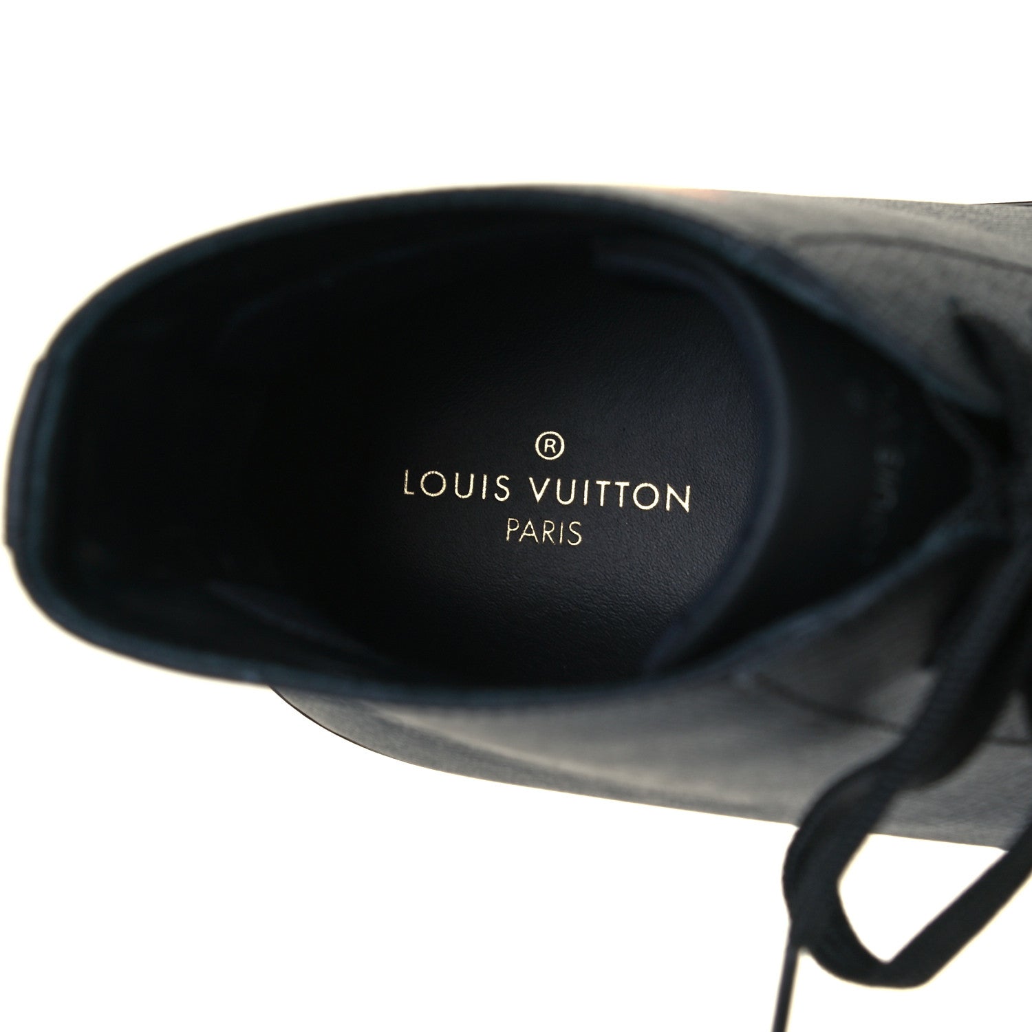 Louis Vuitton Calfskin LV Tattoo Sneaker Boots 10 Black 9 of 12