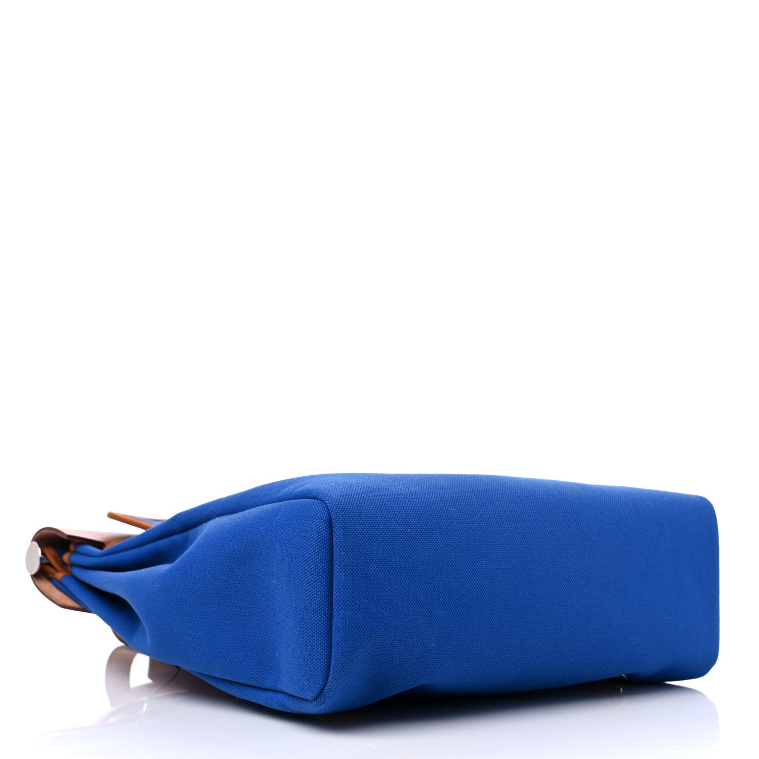 Hermes Military Toile Vache Hunter Herbag a Dos Zip Retourne Backpack Bleu France Fauve 5 of 12