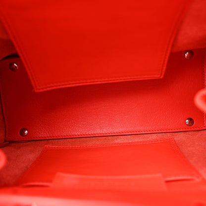 Balenciaga Veau Papier A6 Zip Around Tote Rouge Coquelicot 5 of 15