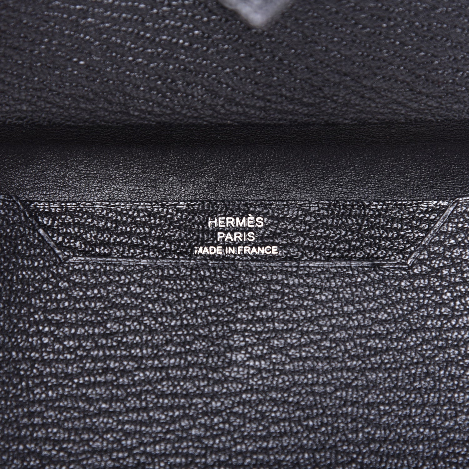 Hermes Chevre Mysore Mini Bearn Wallet Black 6 of 8