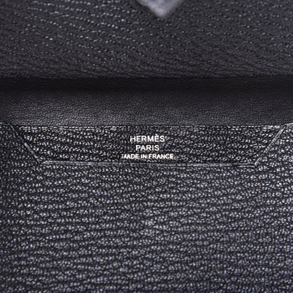 Hermes Chevre Mysore Mini Bearn Wallet Black 6 of 8