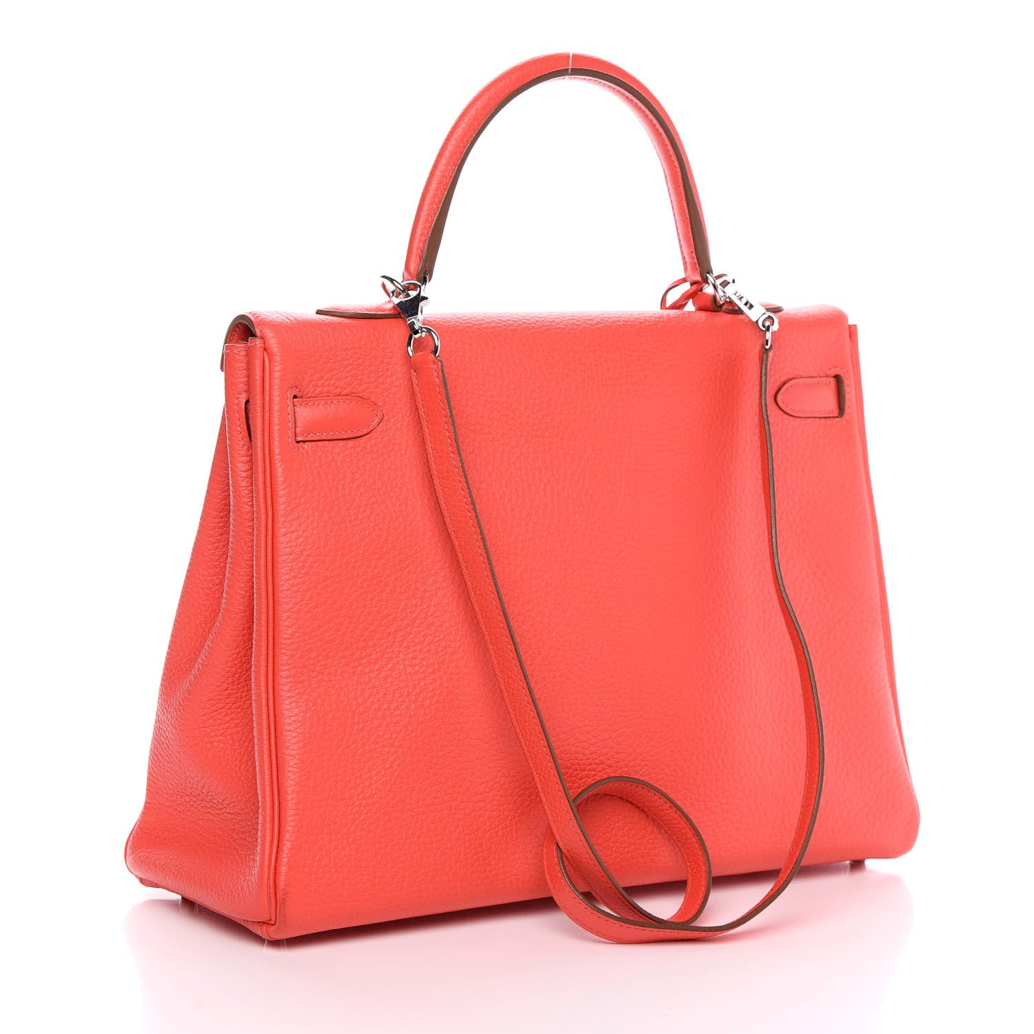 Hermes Taurillon Clemence Kelly Retourne 35 Rose Jaipur 3 of 9