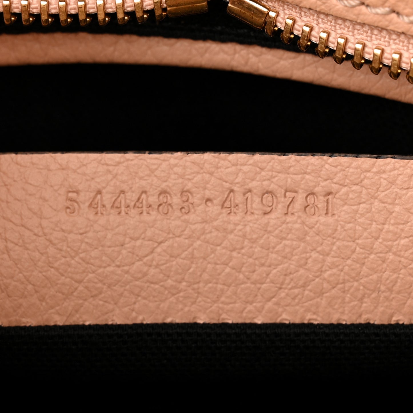 Pebbled Calfskin Mini Skull Padlock Zip Around Tote Boudoir
