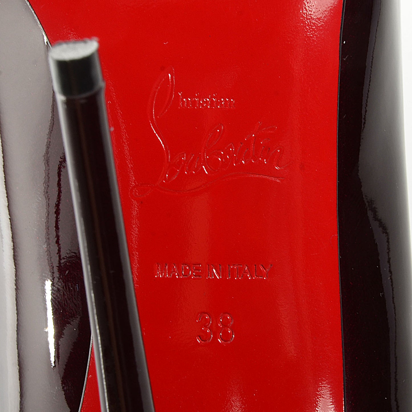 Metal Patent So Kate 120 Pumps 38 Rouge Noir