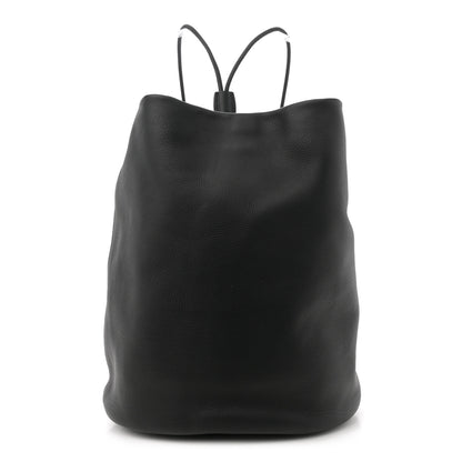 The Row Grained Calfskin Joe Backpack Black 1 of 9