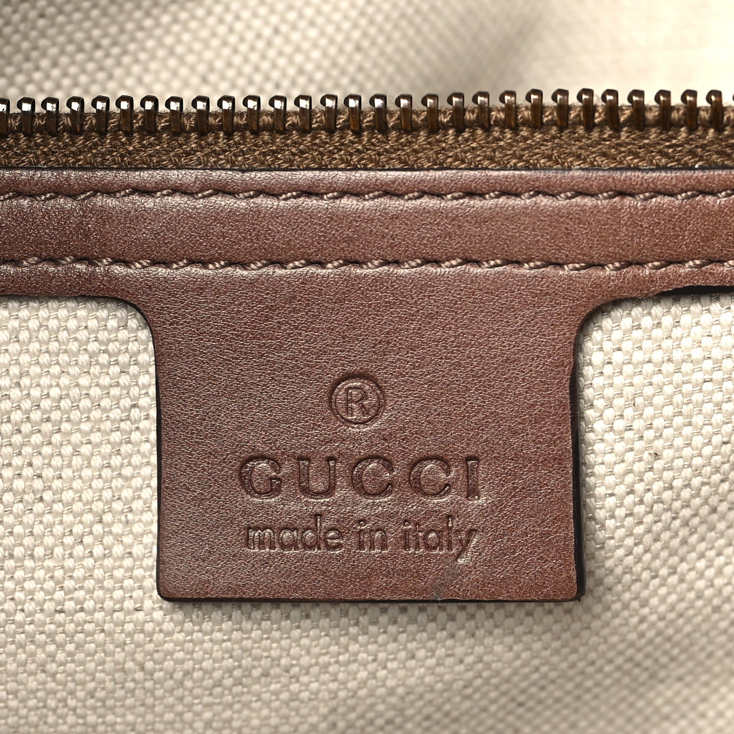 Gucci Calfskin Medium GG Running Tote Brown 6 of 10