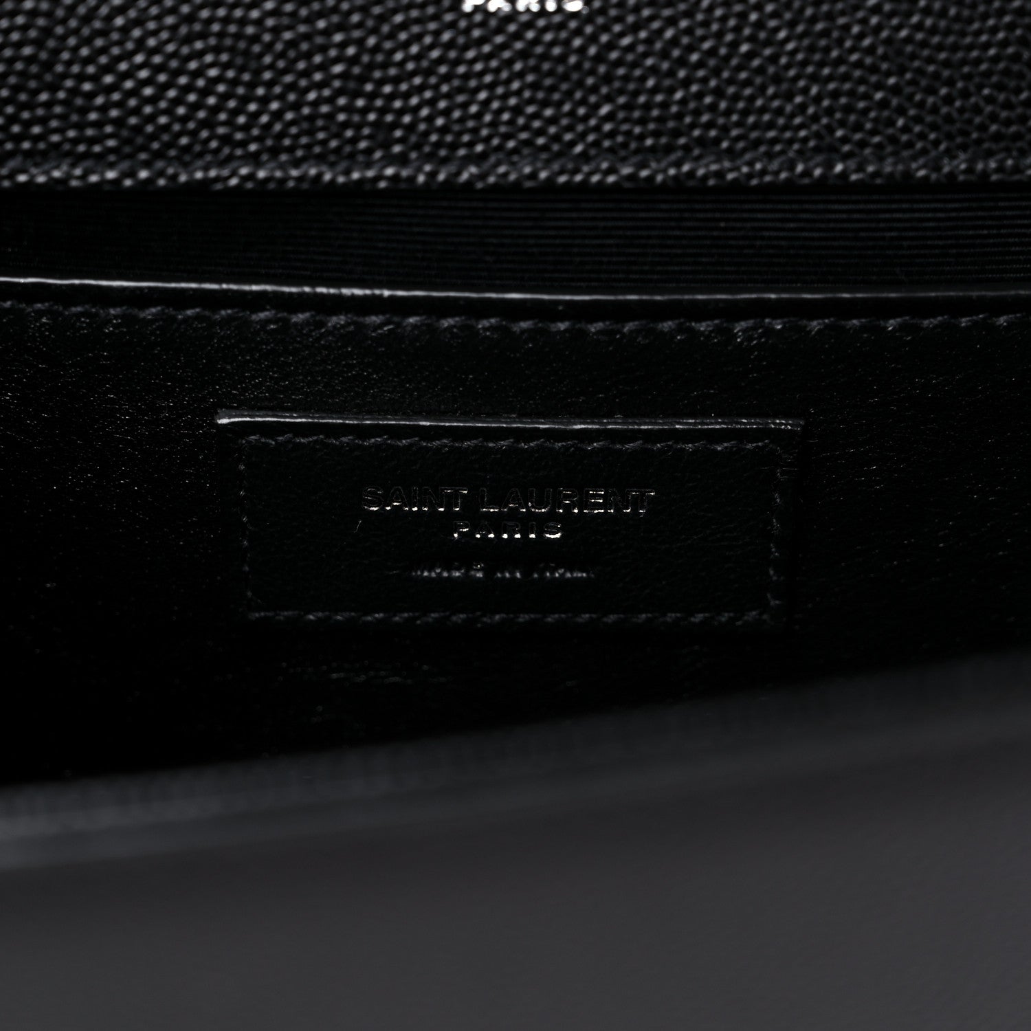 Saint Laurent Grain De Poudre Medium Classic Monogram Kate Satchel Black 7 of 11