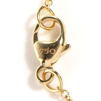 David Yurman 18K Yellow Gold Diamond Initial K Charm Pendant Necklace 5 of 6