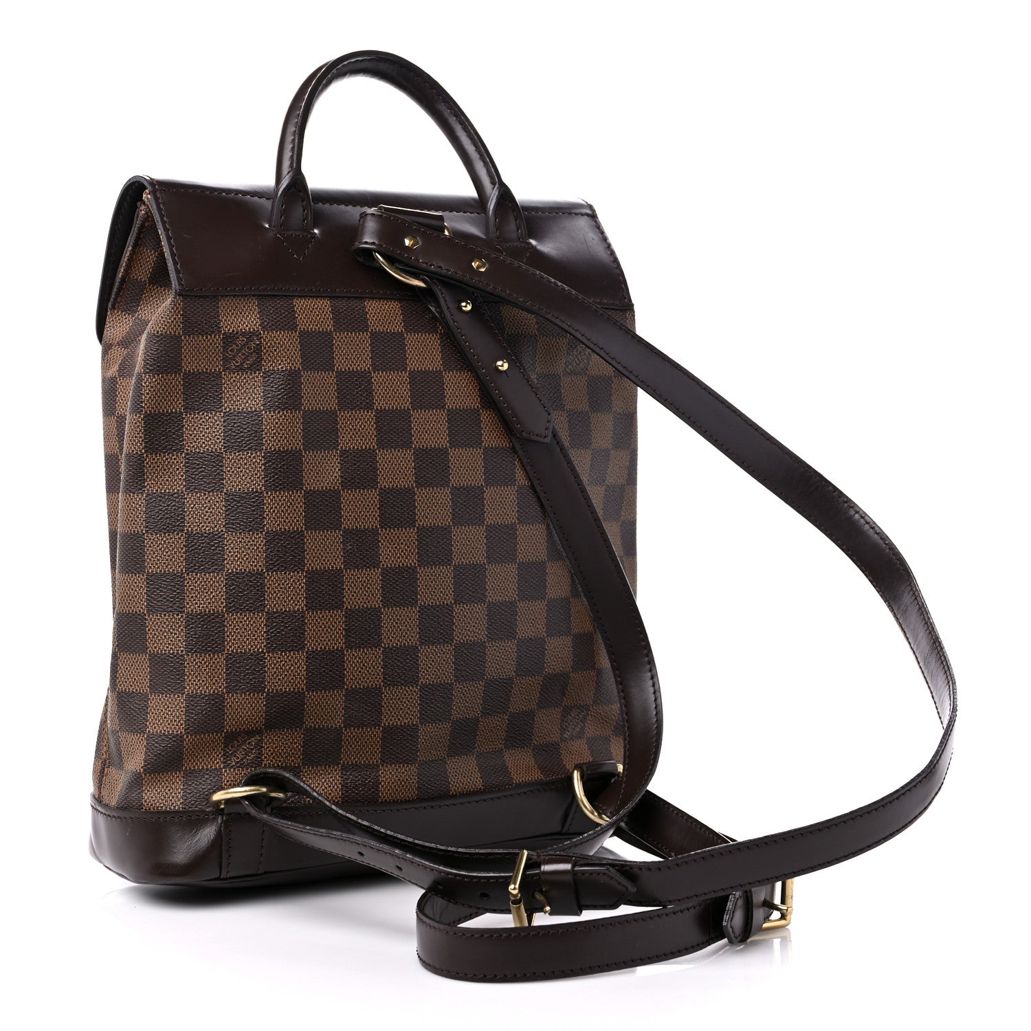 Louis Vuitton Damier Ebene Soho Backpack 3 of 17