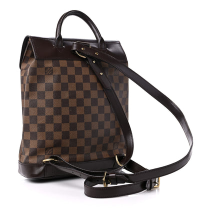 Louis Vuitton Damier Ebene Soho Backpack 3 of 17