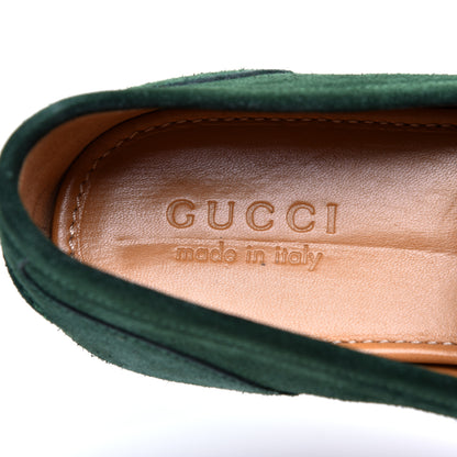 Gucci Suede Web Mens Horsebit Loafers 7 Relish 7 of 9