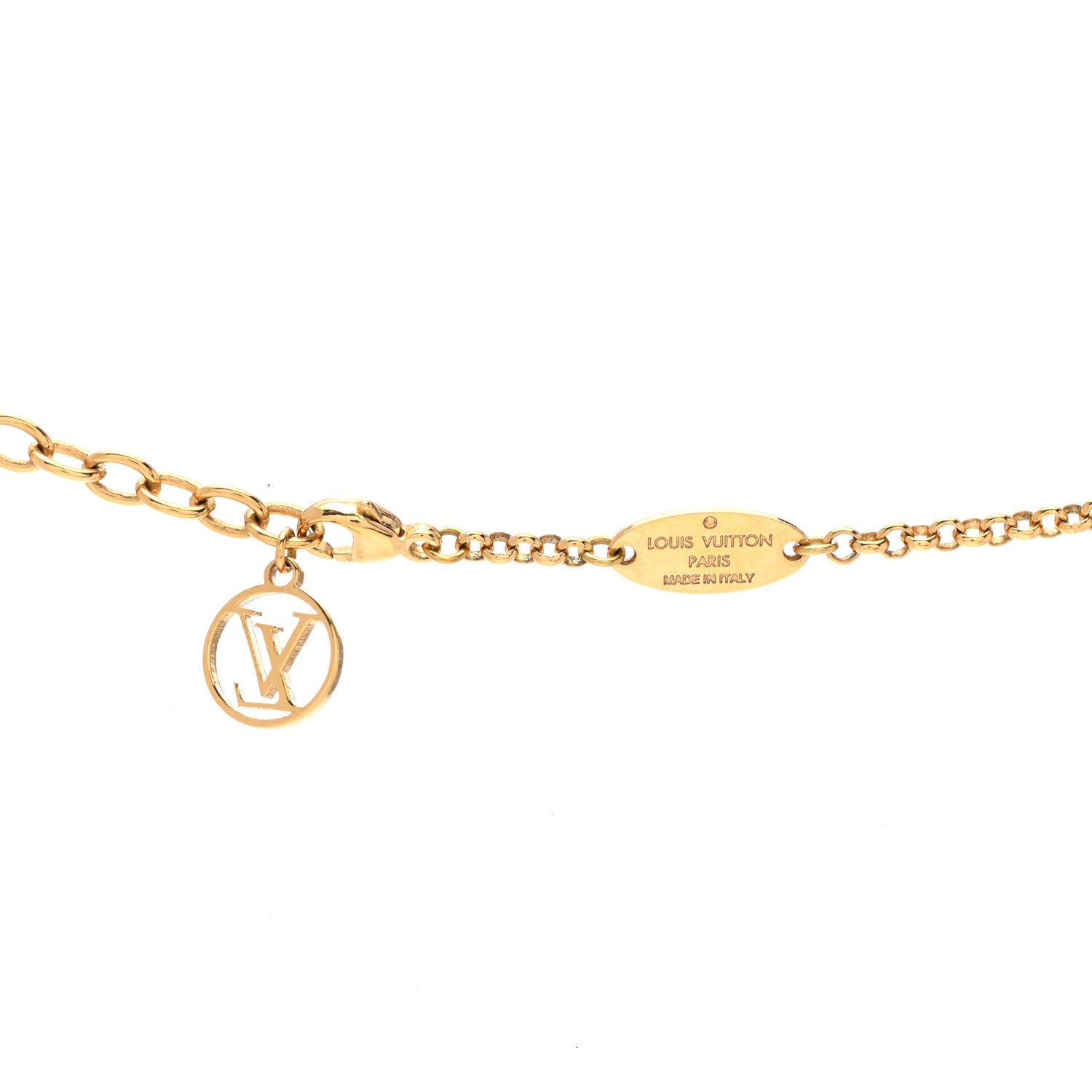 Louis Vuitton Petite Malle Necklace Gold 5 of 7