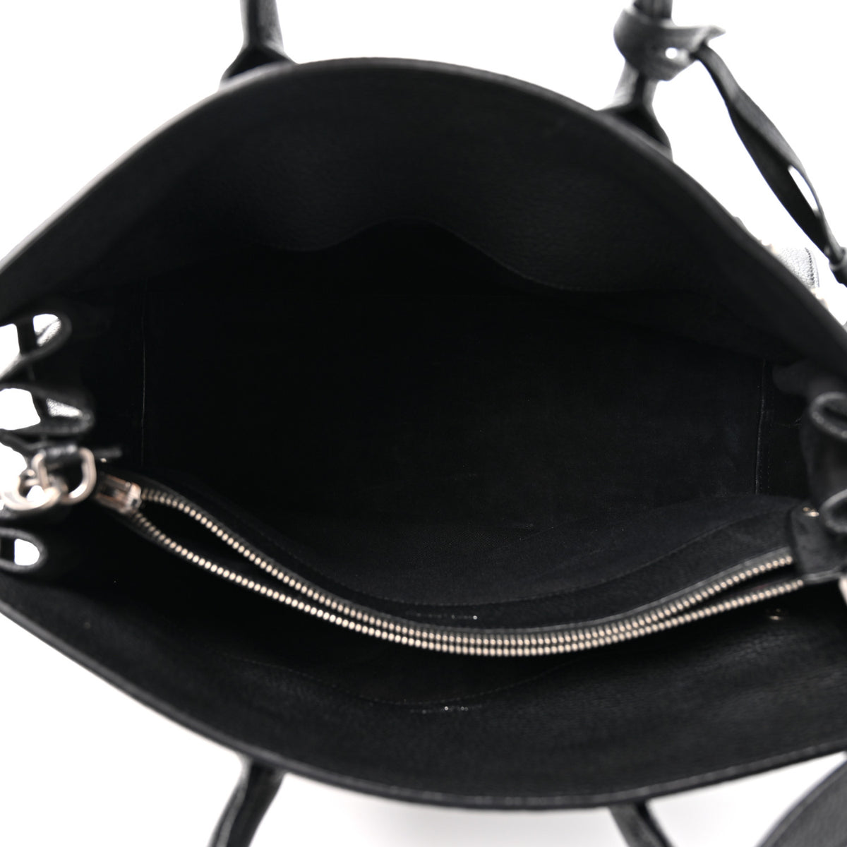 Saint Laurent Grained Calfskin Small Supple Sac De Jour Black 5 of 11
