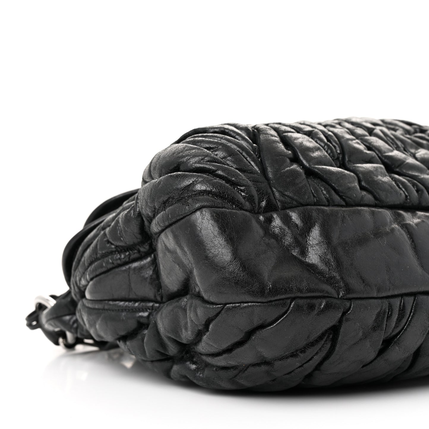 Nappa Matelasse Coffer Hobo Black