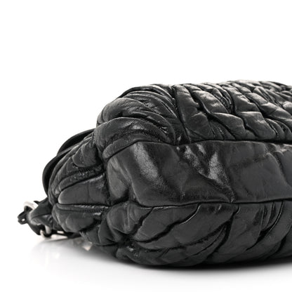 Miu Miu Nappa Matelasse Coffer Hobo Black 8 of 10