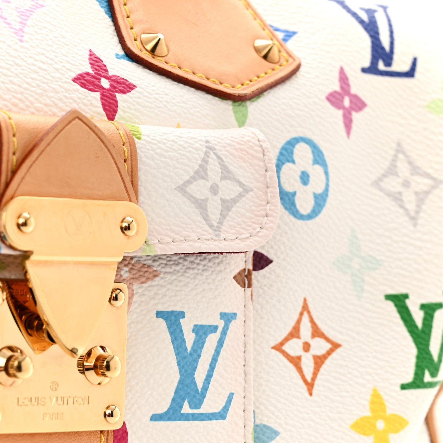 Monogram Multicolor Speedy 30 White
