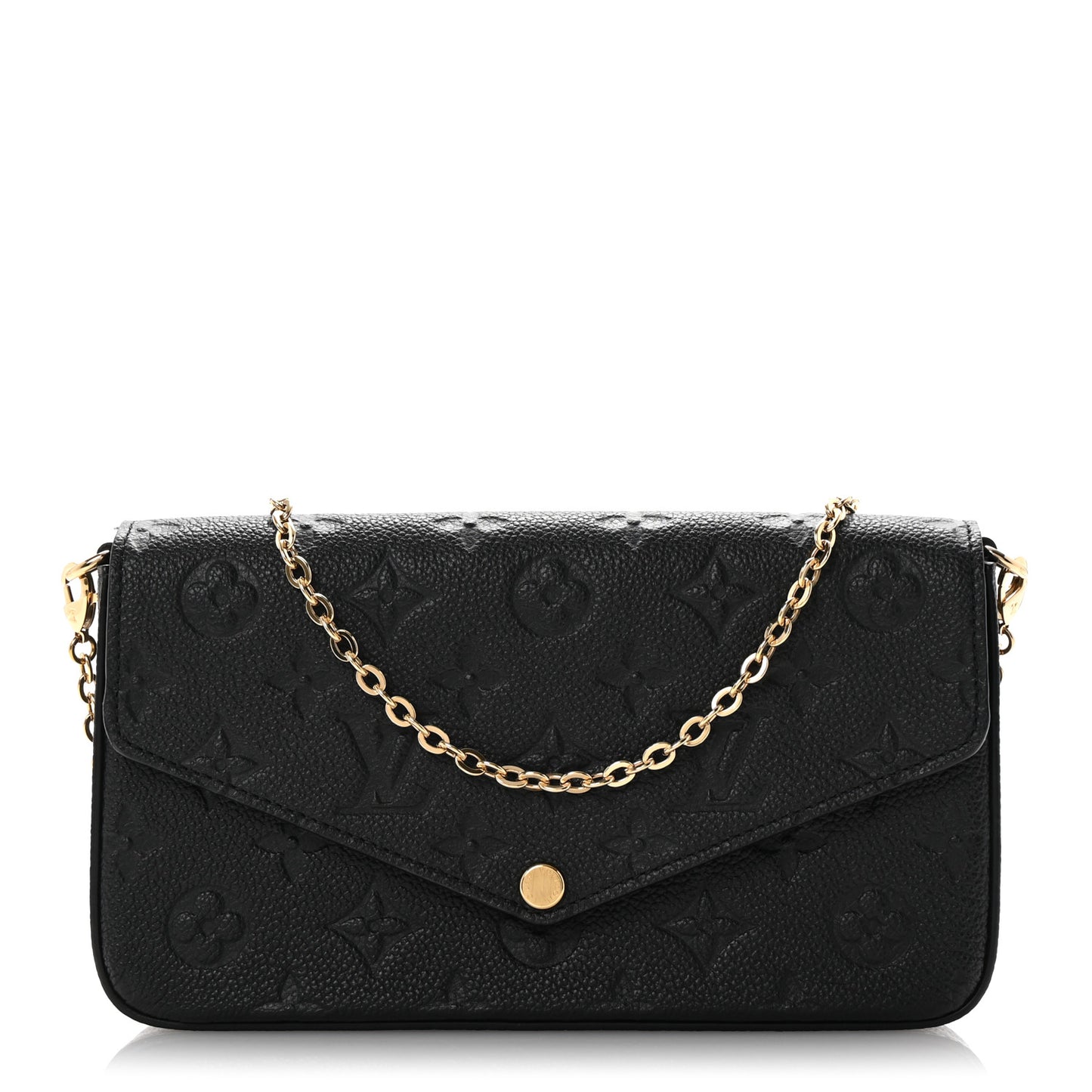 Empreinte Pochette Felicie Chain Wallet Black