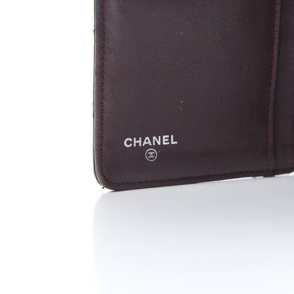 Chanel Lambskin Quilted Yen Wallet Black 6 of 14