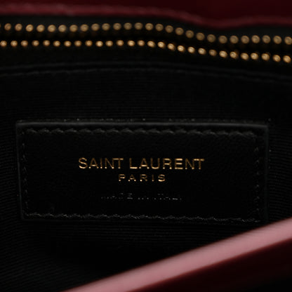 Saint Laurent Calfskin Y Quilted Monogram Toy Loulou Monogram Crossbody Bag Rouge Legion 6 of 10