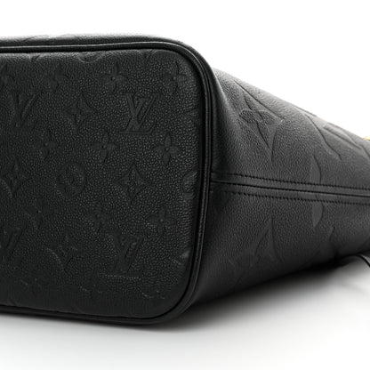 Louis Vuitton Empreinte Monogram Giant Neverfull MM Black 9 of 9