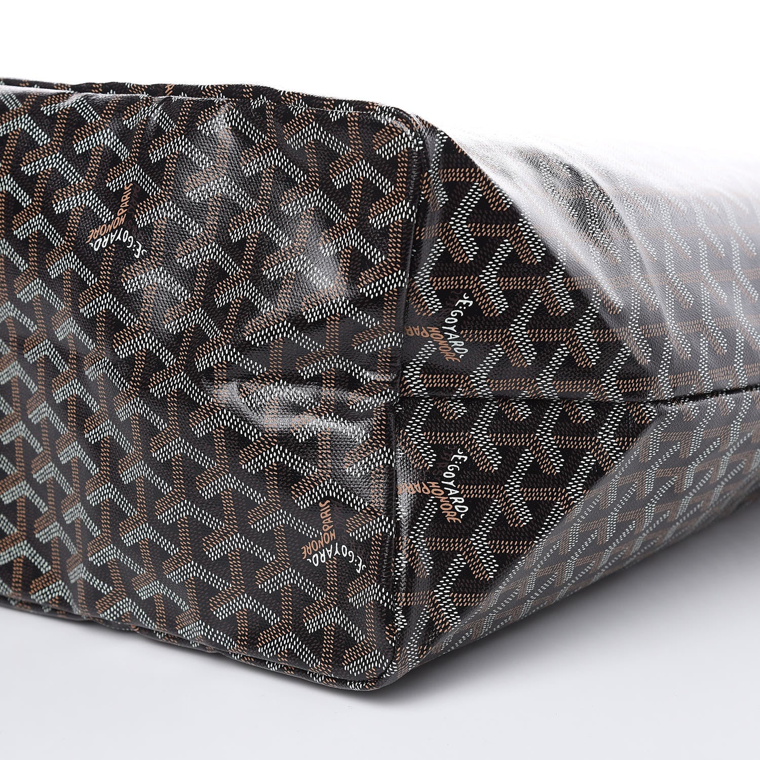 Goyard Goyardine Saint Louis GM Black Gold 10 of 10