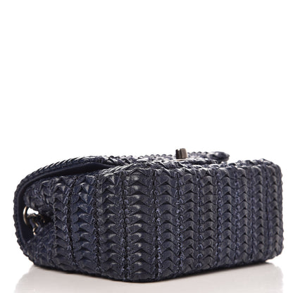 Chanel Lambskin Embroidered Small Flap Navy 4 of 9