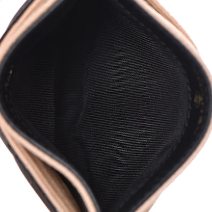 Chanel Caviar Quilted Filigree Card Holder Beige Black 5 of 9