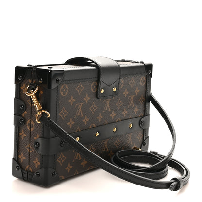 Louis Vuitton Monogram Petite Malle Black 3 of 9