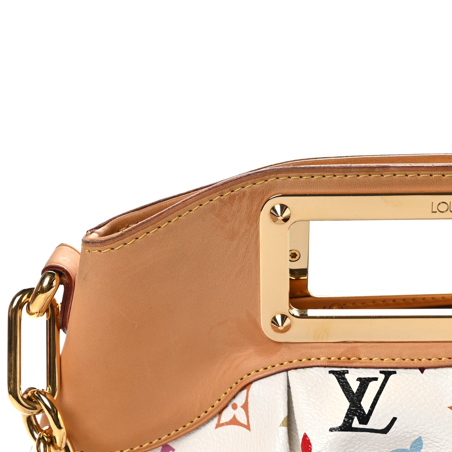 Louis Vuitton Monogram Multicolor Judy PM White 10 of 10