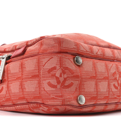 Chanel Nylon Small Travel Tote Red 9 of 10