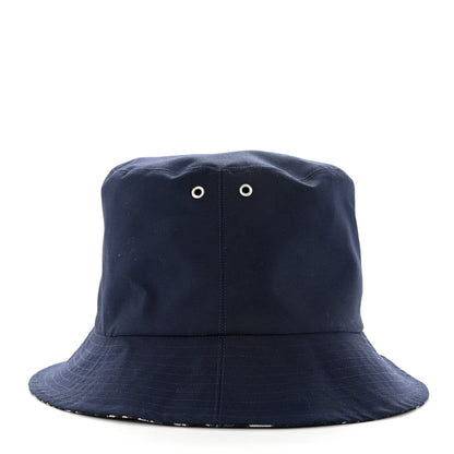Christian Dior Oblique Reversible Teddy-D Brim Bucket Hat 58 Blue 4 of 15