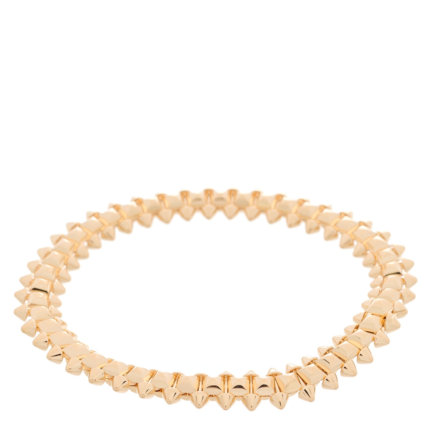 18K Pink Gold Medium Clash De Cartier Flexible Bracelet 16