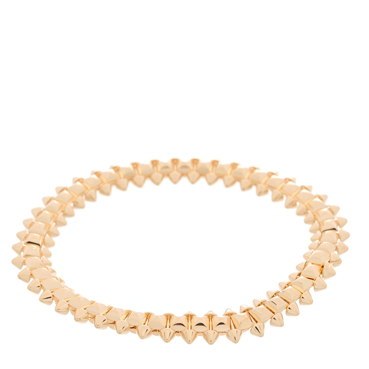 Cartier 18K Pink Gold Medium Clash De Cartier Flexible Bracelet 16 1 of 4