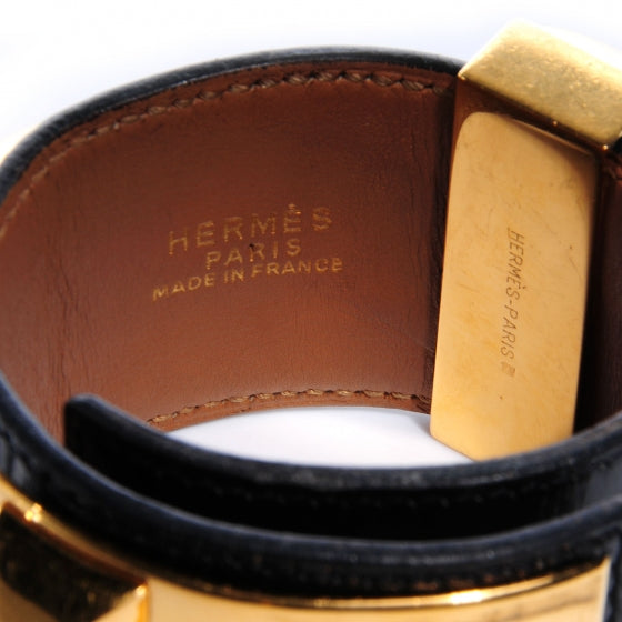 Hermes Box Collier de Chien CDC Bracelet Small Black 4 of 6