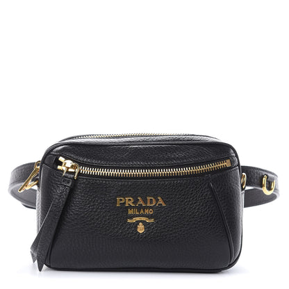 Prada Vitello Daino Belt Bag Black 1 of 11