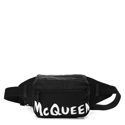 Alexander McQueen Nylon Oversized Harness Belt Bag Black 1 of 8