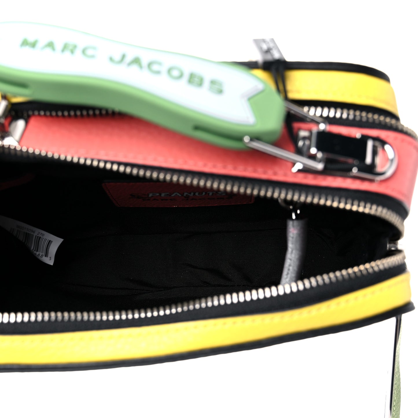 X Peanuts Calfskin The Box 20 Crossbody Yellow Multicolor