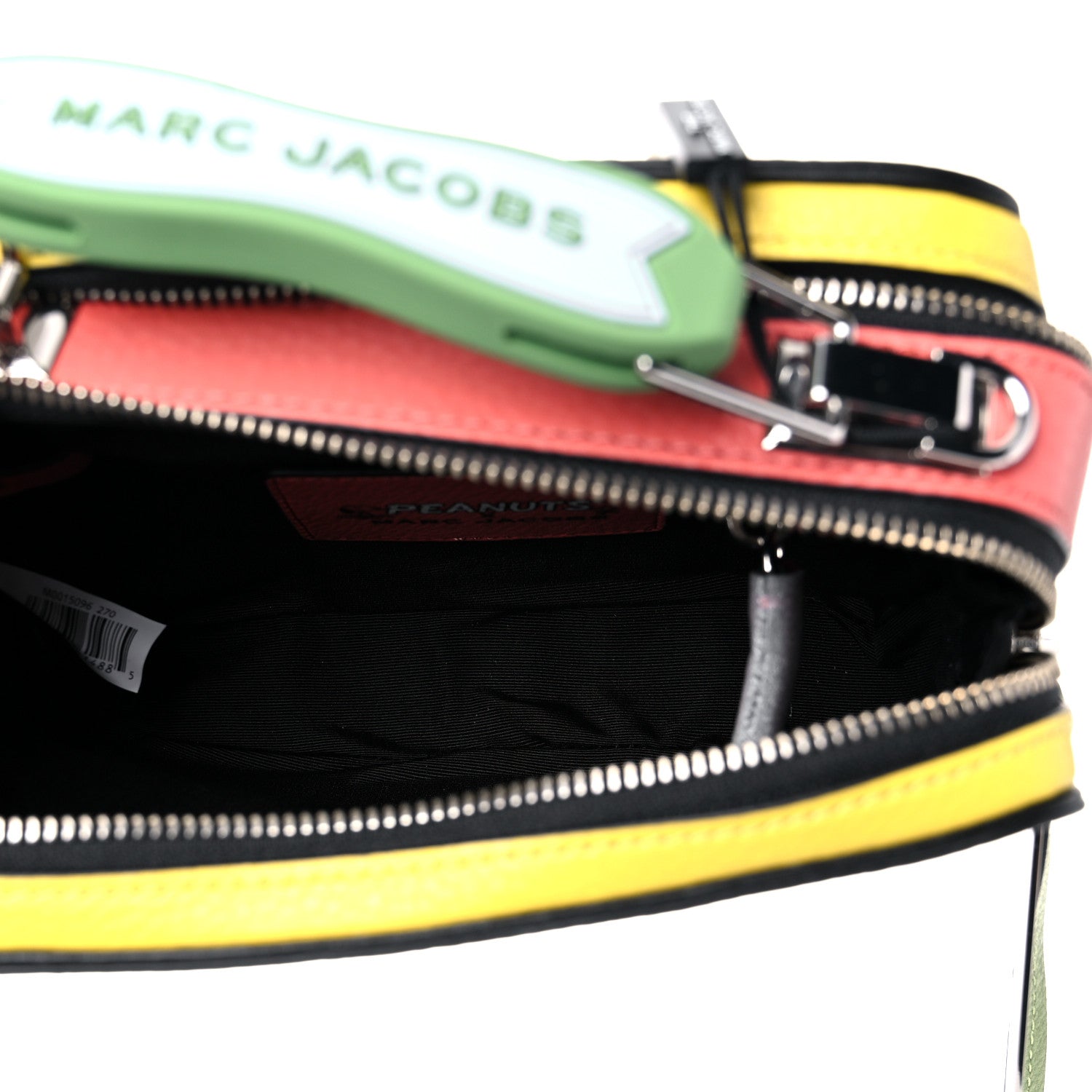 Marc Jacobs X Peanuts Calfskin The Box 20 Crossbody Yellow Multicolor 5 of 11