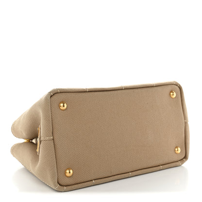 Prada Canapa Small Logo Tote Deserto 4 of 11