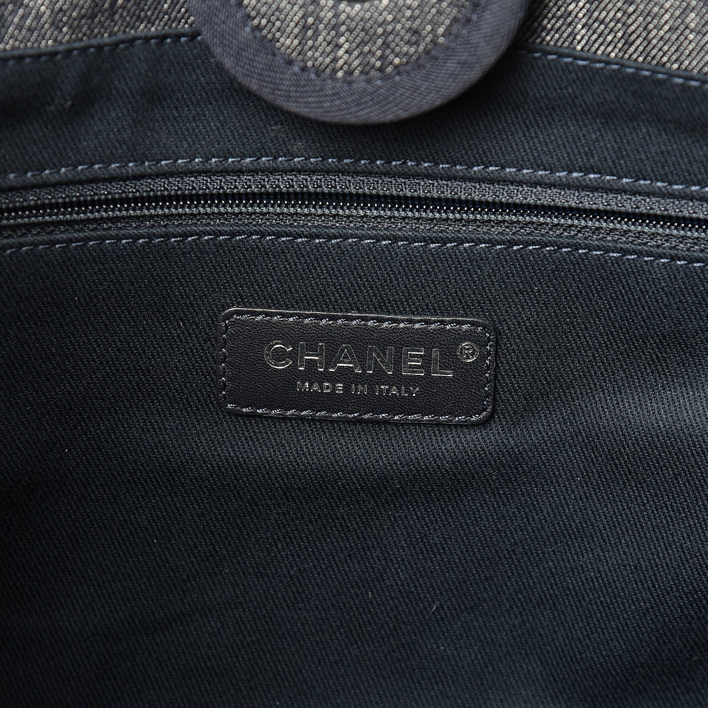 Denim Small Deauville Tote Dark Blue