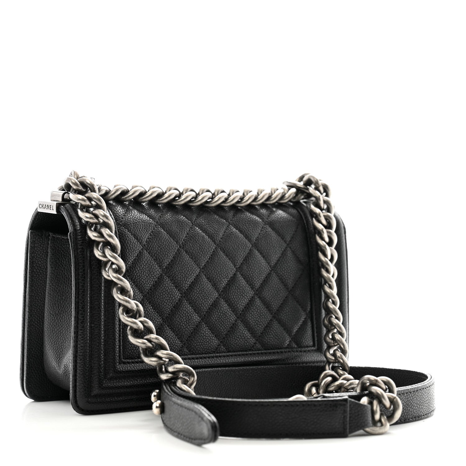 Chanel Caviar Quilted Small Boy Flap Black 3 of 13