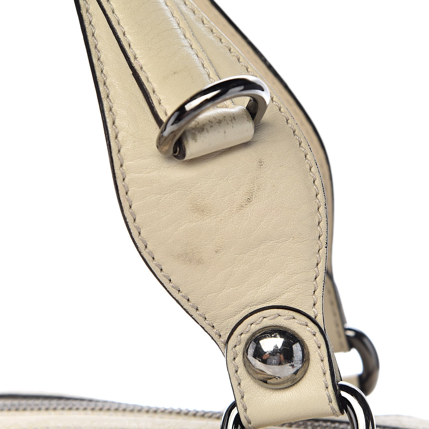 Gucci Calfskin Medium Icon Bit Boston Off White 26 of 31