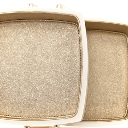 Chanel Plexiglass Vanity Box Ivory 5 of 9