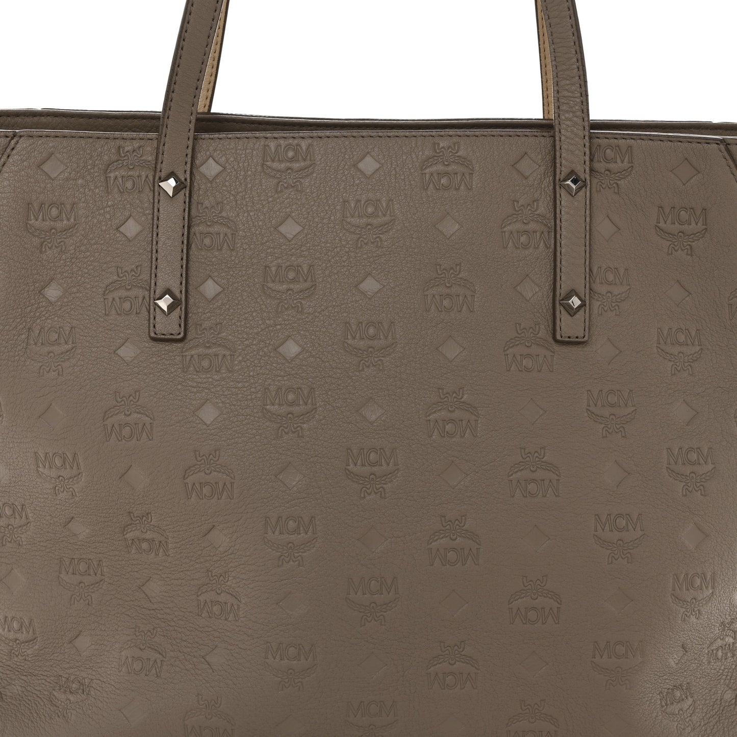 Calfskin Ottomar Monogram Medium Klara Shopper Tote Dove