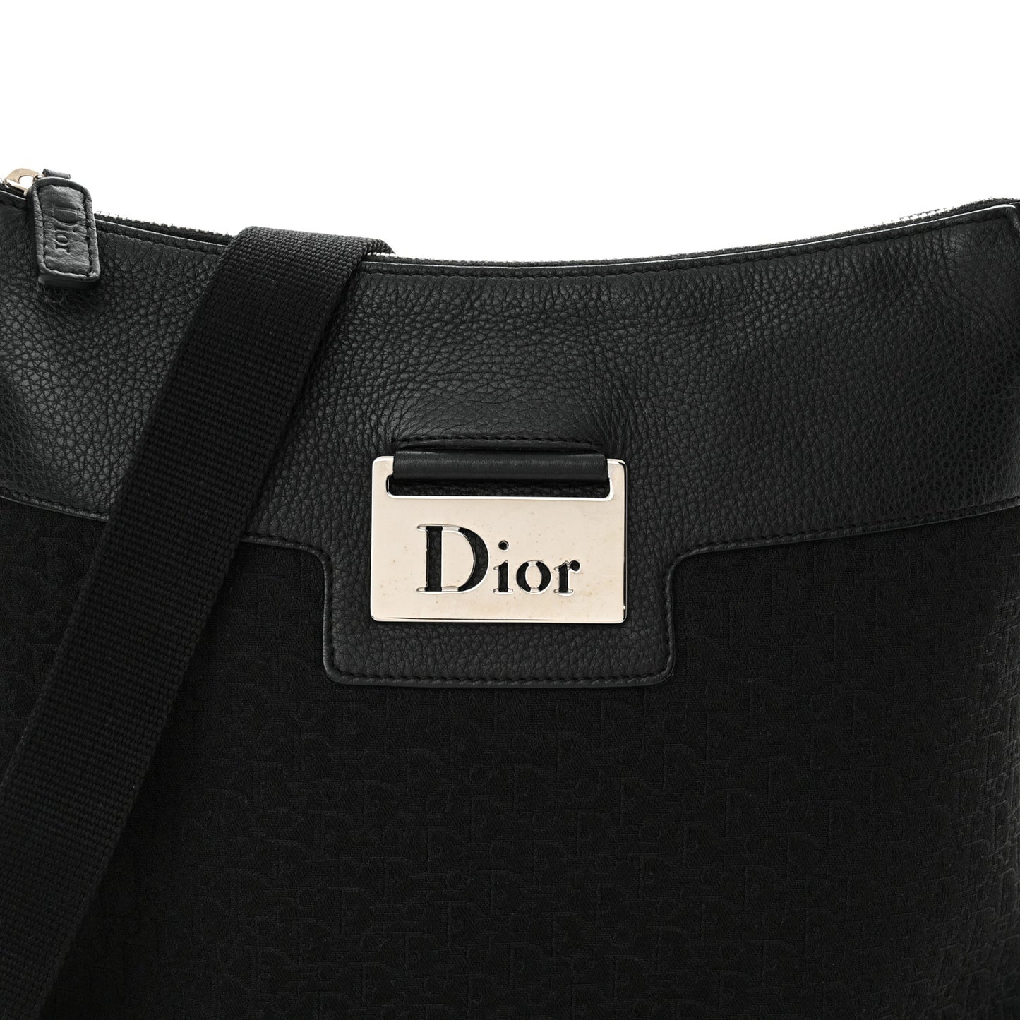 Monogram Street Chic Messenger Black