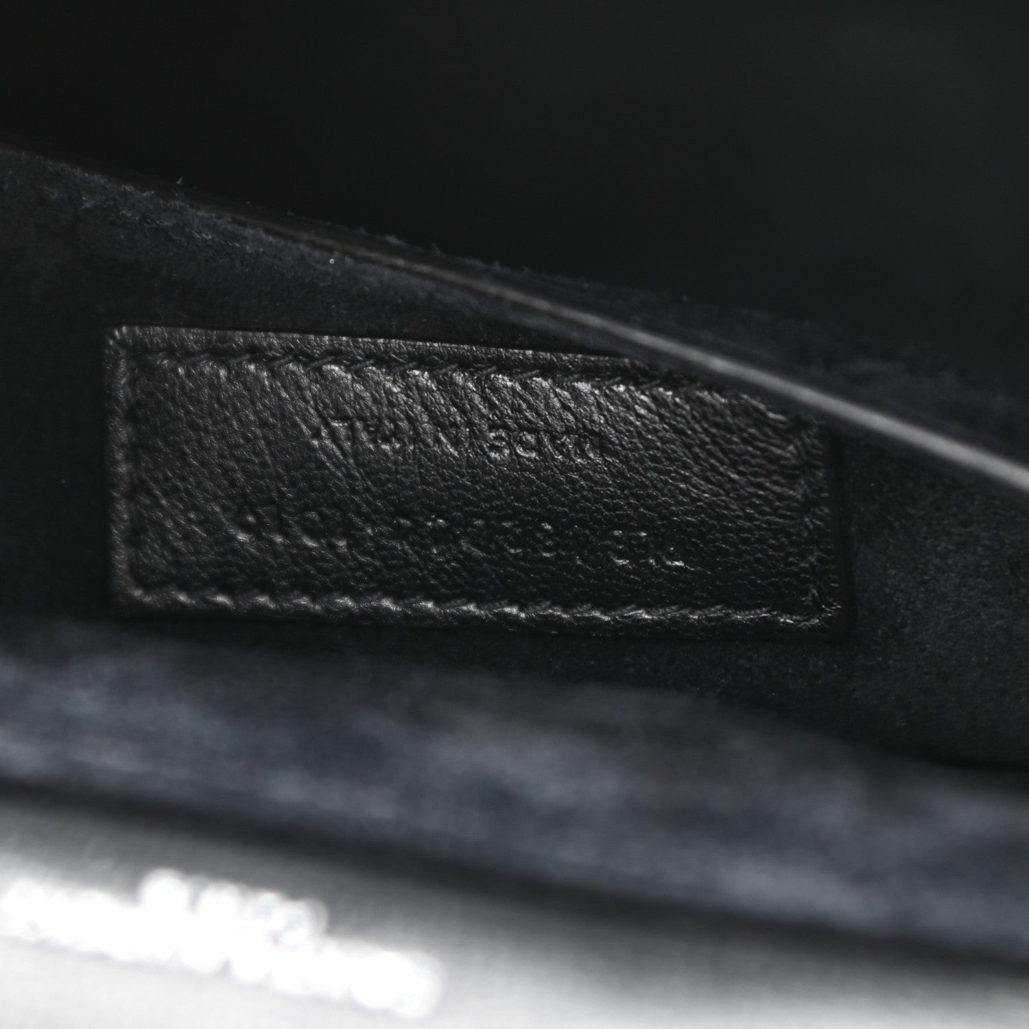 Saint Laurent Smooth Calfskin Suede Medium Bellechasse Black 7 of 11