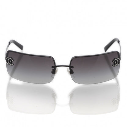 Chanel Crystal CC Logo Sunglasses 4104-B 4 of 9