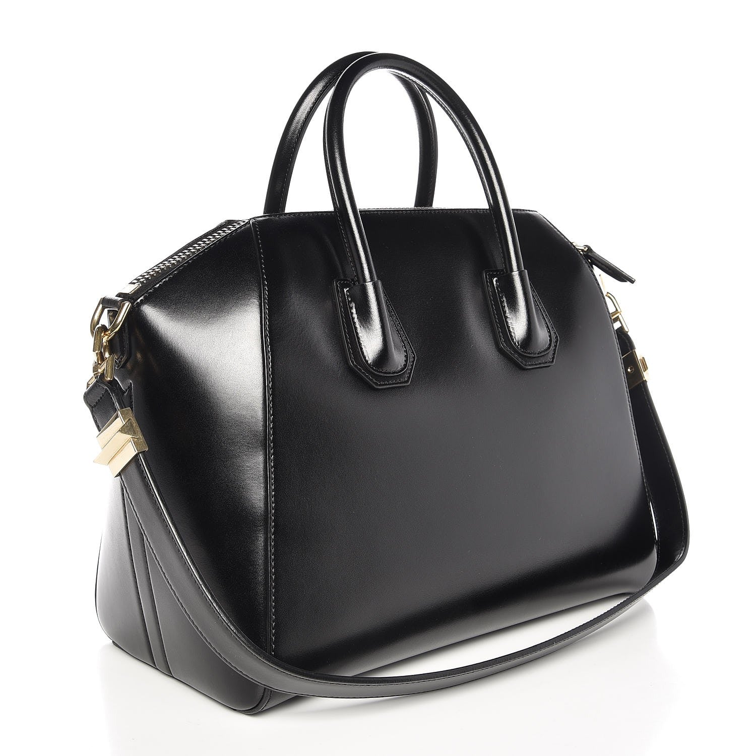 Givenchy Shiny Lord Calfskin Medium Antigona Black 4 of 8