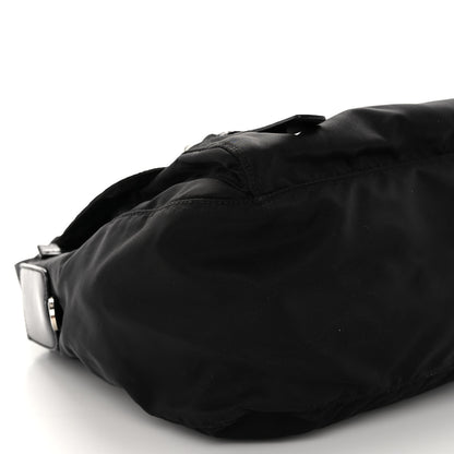 Prada Tessuto Nylon Messenger Bag Black 8 of 9